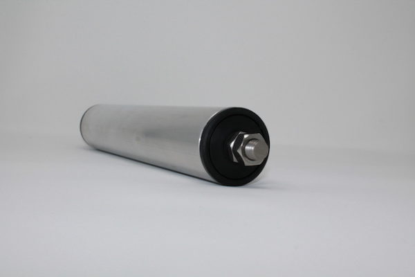 Tragrolle aus Aluminium mit Außengewinde 50mmx1,5mm