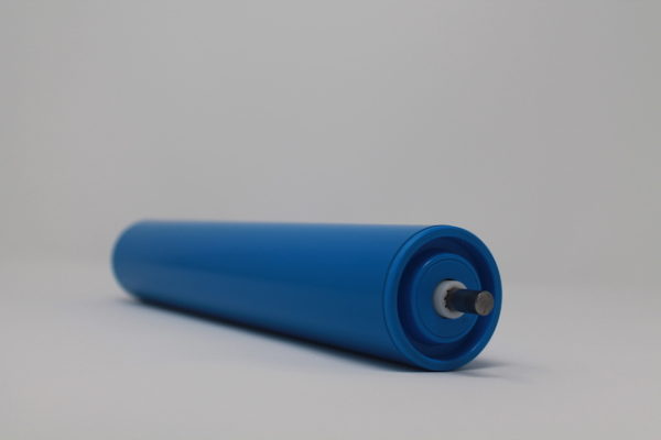 Tragrolle aus Kunststoff mit Federachse, rostfrei 50mmx2,8mm
