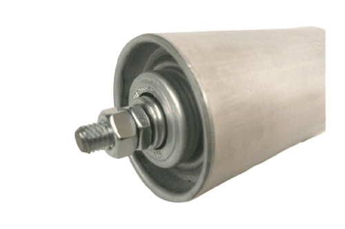 Tragrolle mit Außengewinde ALUminium Rollenbahnen Ø 50 mm 10-115cm